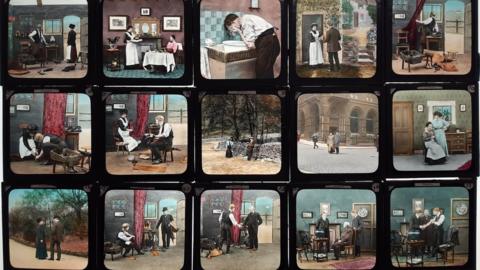 Magic lantern slides