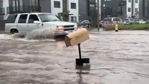Atmospheric river causes flash floods in California