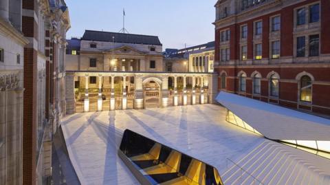 The Sackler Courtyard at the V&A's Exhibition Road Quarter