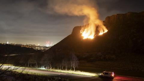 Arthur's Seat fire