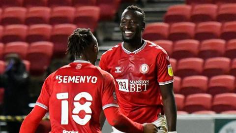 Bristol City celebrate