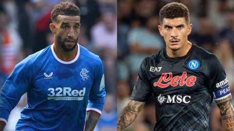 Connor Goldson and Giovanni Di Lorenzo