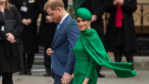 Duke and Duchess of Sussex at Westminster Abbey