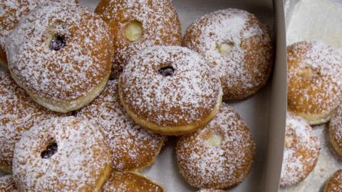 Hanukkah donuts