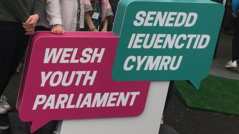 Welsh Youth Parliament sign