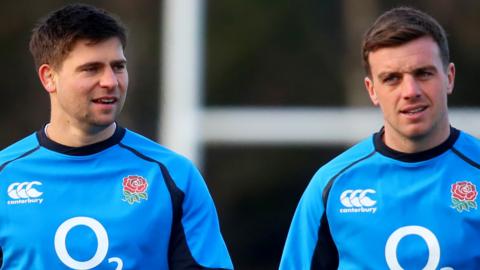 Ben Youngs and George Ford