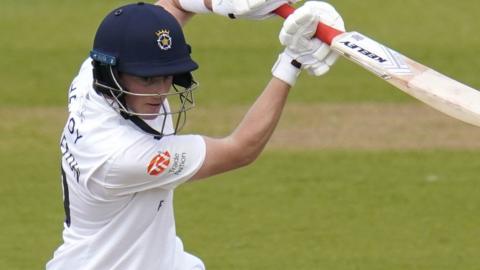 Fletcha Middleton batting for Hampshire