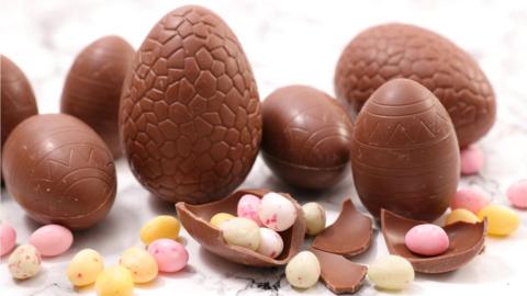 Chocolate Easter eggs