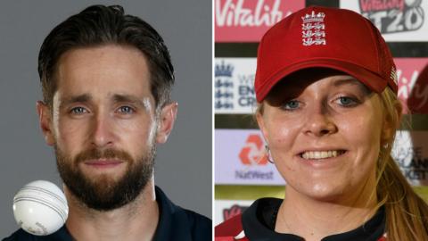 Chris Woakes and Sarah Glenn