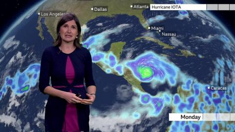 Hurricane Iota to bring heavy rain