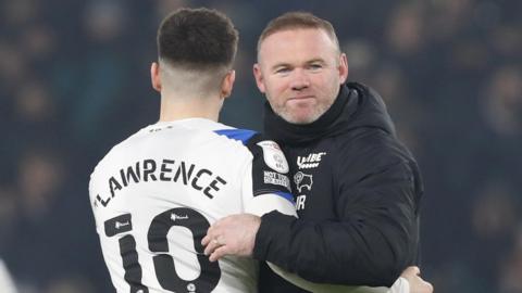 Tom Lawrence and Wayne Rooney