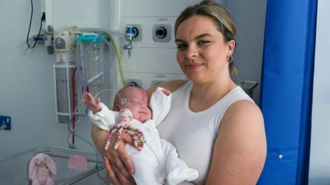 Kimberley Leith with her daughter Liylah