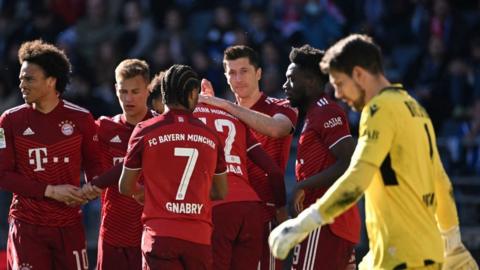 Jamal Musiala scores for Bayern Munich