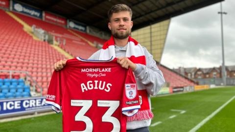 Crewe were keen to tie Calum Agius to a new deal