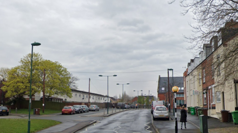 A general view of Park Lane, Basford