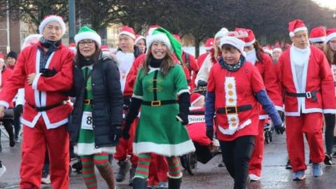 Santa Dash, Glasgow