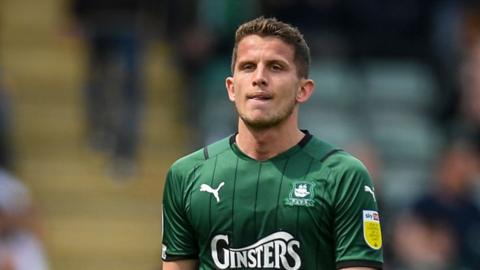 Plymouth midfielder Jordan Houghton