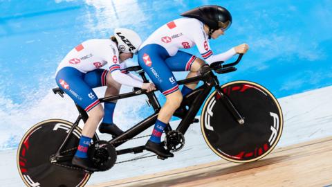 British tandem riders Lora Fachie & Corrine Hall