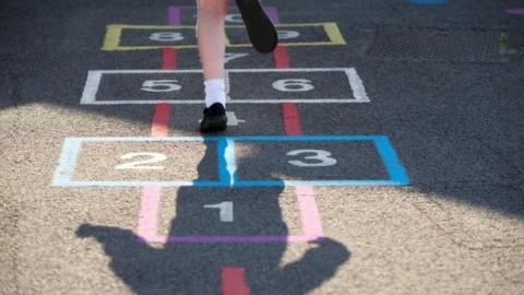 Child in playground