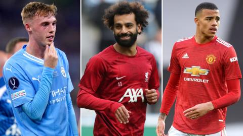 Cole Palmer, Mo Salah, Mason Greenwood