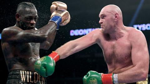 Tyson Fury and Deontay Wilder