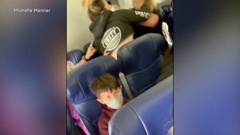 A dispute over the airline's mask policy led to a passenger punching a flight attendant.