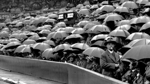 Wimbledon in the rain