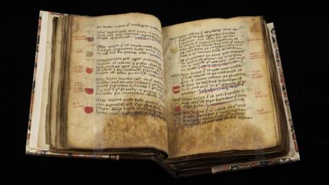 Medieval medical manuscript