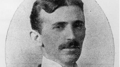 Nikola Tesla, photographed in 1900