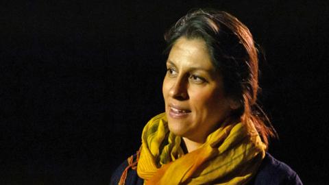 Nazanin Zaghari-Ratcliffe arrives at Brize Norton, Oxfordshire, on 17 March 2022 after she was freed from detention by Iranian authorities