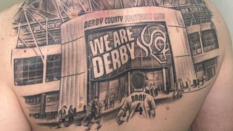 Tattoo on Lee Bray's back