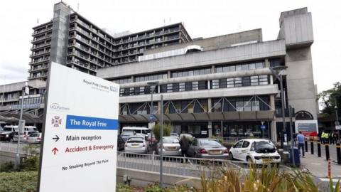 The Royal Free Hospital in London