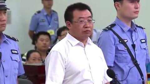 Jiang Tianyong in court in August 2017