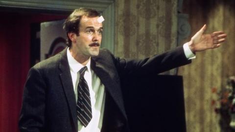 John Cleese as Basil Fawlty in The Germans, am episode of Fawlty Towers