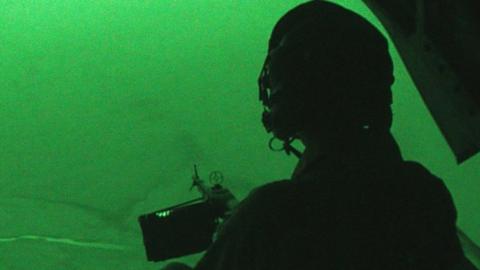 SAS squadrons conducting a night raid in Afghanistan
