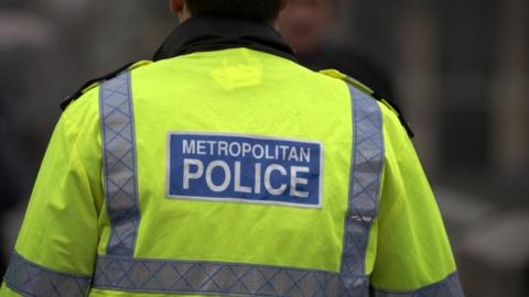 File image of an anonymous Metropolitan Police officer in uniform