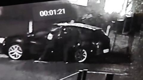 CCTV image of a Seat car