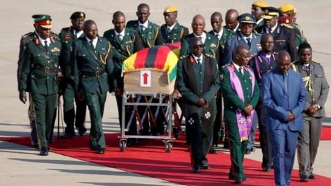 Mr Mugabe's body will be taken to his family home in Harare
