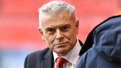 Aberdeen chairman Dave Cormack during a cinch Premiership match between Aberdeen and Motherwell at Pittodrie