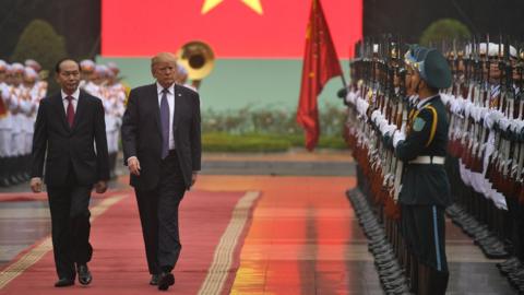 President Trump in Vietnam