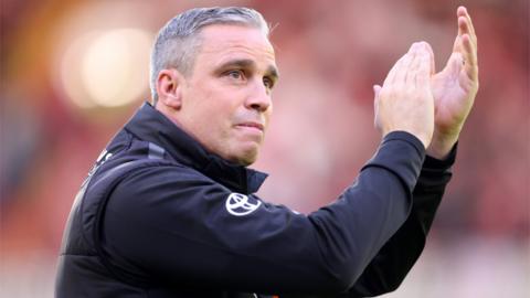 Michael Duff applauds Barnsley fans