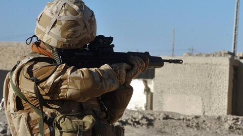 British solider in Afghanistan