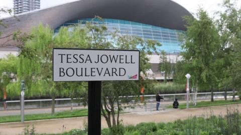 Tessa Jowell Boulevard sign