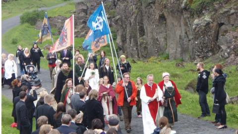 Asatru procession, 2009