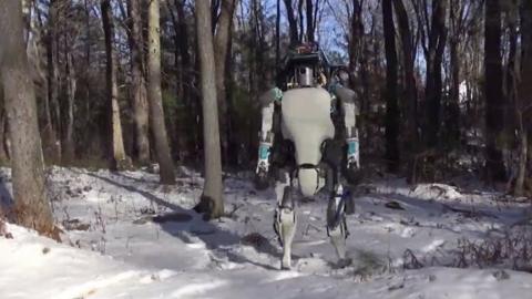 Boston Dynamics snow robot