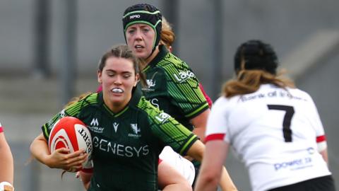 Connacht's Karly Tierney against Ulster in Galway