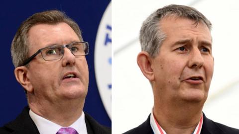 Sir Jeffrey Donaldson and Edwin Poots