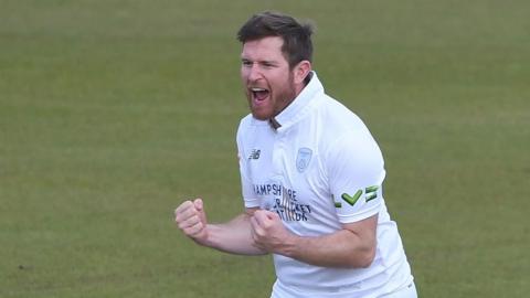 Hampshire spinner Liam Dawson