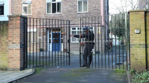 Police activity outside a property on Leigham Court Road, Streatham, following the terror attack in Streatham High Road, south London