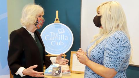 The Duchess of Cornwall and Kirsty Menagh